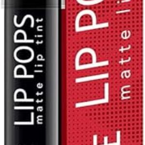 Jaquline USA Lip Pops matte lip tint| Peach Pop 07| Argon and Castor oil enriched| long-lasting| nourshing lip POPs