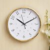 Webelkart Premium Plastic Wall Clock for Home and Office Decor/Office Wall Clocks/Wall Clock for Living Room (Gold) - Wall Watch for Home