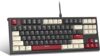 MageGee Mechanical Gaming Keyboard,87 Keys Wired Compact TKL Mechanical Keyboard Ergonomic Design Retro Style Keyboard with Rainbow Led Backlit Yellow Switches for Windows Mac PC, Black & White