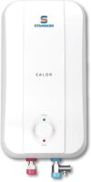 Standard Calor 5 Litre Instant Water Geyser 3000 Watts | Stainless Steel Tank | Rust Proof Body | Automatic Cut Off, 2 Year Comprehensive Warranty (White) By Havells