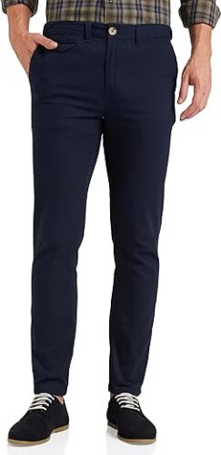 Men Flexi Waist Regular Casual Pants