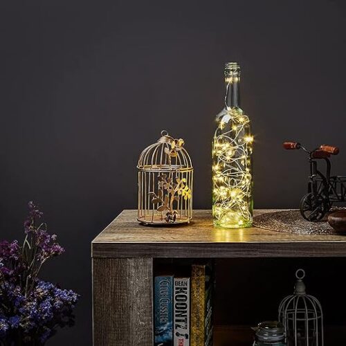 Solimo String Lights, Copper Wire, USB-Operated, 5 M (Multicoloured)