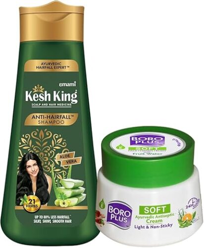 BoroPlus Soft Ayurvedic Antiseptic Cream 50gm (Free Kesh King Shampoo 30ml)
