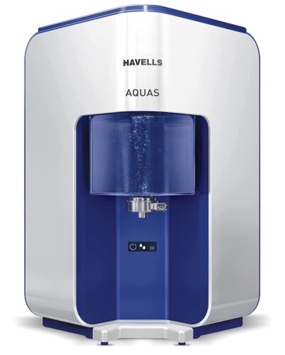 Havells AQUAS Water Purifier (White and Blue), RO+UF,