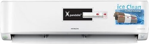 Hitachi 1.5 Ton Class 5 Star, ice Clean, Xpandable+, Inverter Split AC