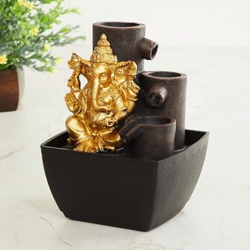 Home Centre Alpine Polyresin Ganesha Electrical Fountain