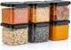Nexium Unbrekable Plastic Storage Jars & Container Set Of 6